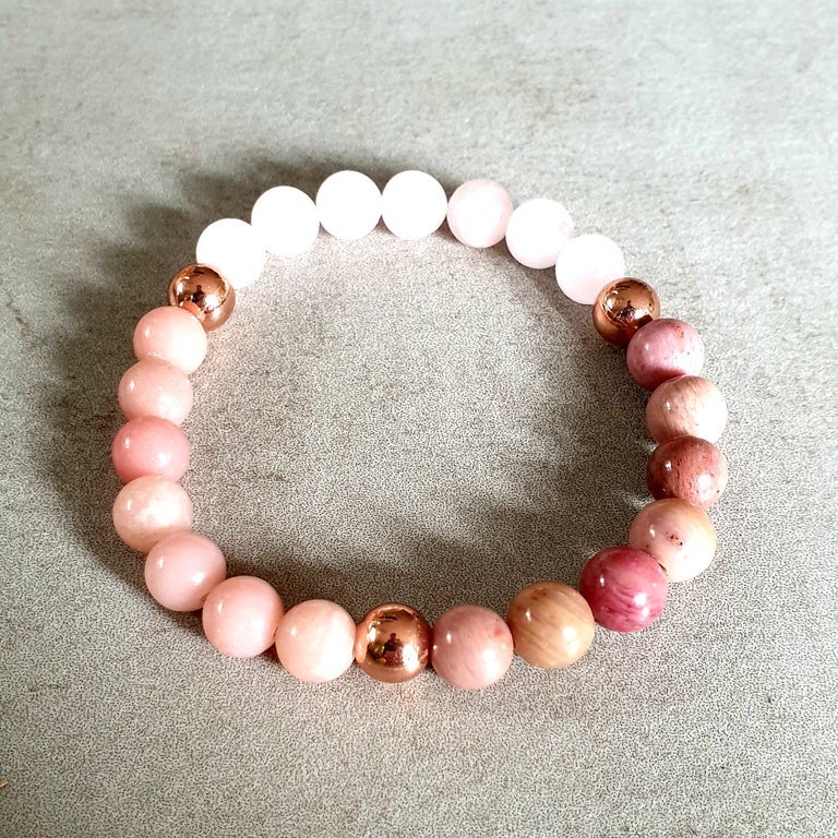 Pink chakra bracelet hotsell